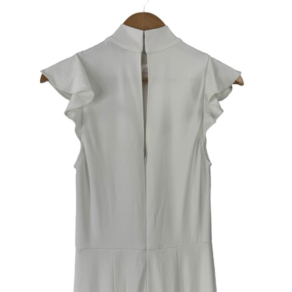 Amanda Uprichard | Davina Jumpsuit in Optic White Size S - Picture 4 of 7
